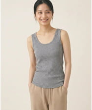 CAKID02054 Skinea(スキネア) モイストベーシックタンクトップ グレー