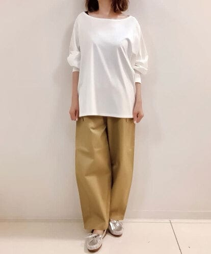 CALAR03110 blue serge ハイカウントチノパンツ