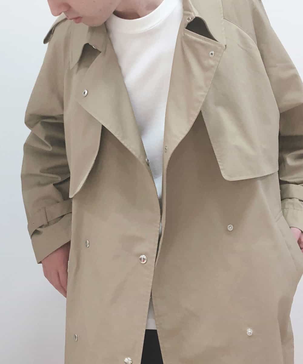 簡単購入 BLUE BLUE ブルーブルー トレンチコート トレンチコート