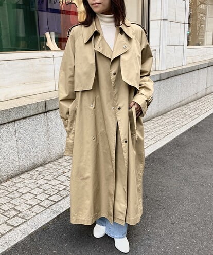 CAUGR01199 blue serge トレンチコート