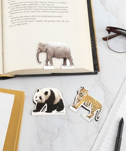 CCYJS95009 LIFE STYLE SELECTION Endangered Mammal Bookmark Asian