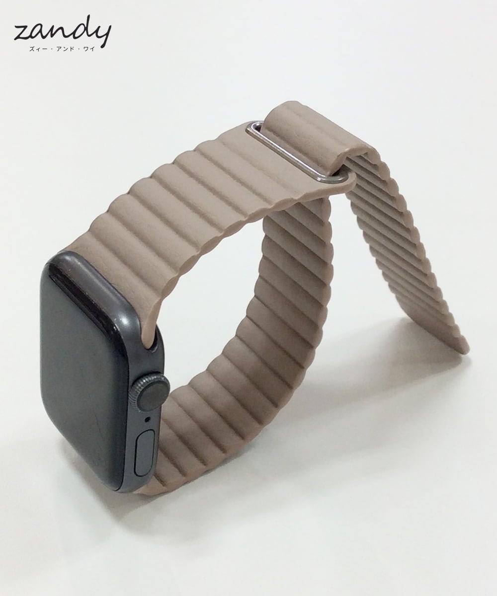 CCYRS24298 LIFE STYLE SELECTION(ライフスタイルセレクション) Apple Watch専用／レザーループベルト Mocha