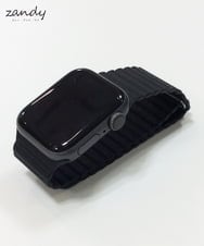 CCYRS24298 LIFE STYLE SELECTION(ライフスタイルセレクション) Apple Watch専用／レザーループベルト Black