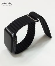 CCYRS24298 LIFE STYLE SELECTION(ライフスタイルセレクション) Apple Watch専用／レザーループベルト Black