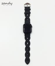 CCYRS25361 LIFE STYLE SELECTION(ライフスタイルセレクション) Apple Watch専用／レザーバンドベルト Black