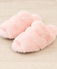 CFYAG13033 BUYERS SELECT(バイヤーズ セレクト) 【senko】Boappa（ボアッパ） オープントゥスリッパ ピンク