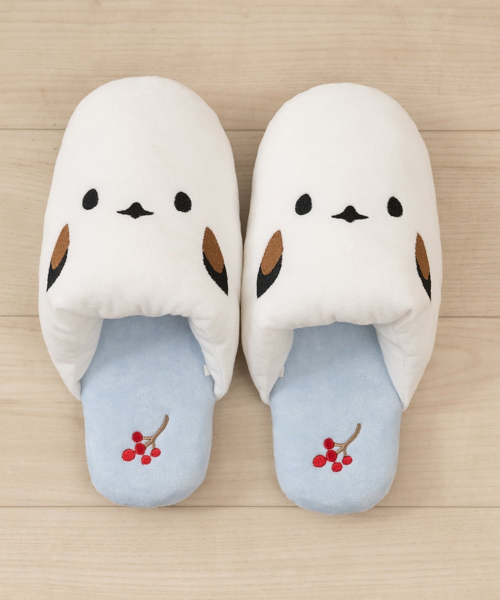 CFYHD01025 BUYERS SELECT(バイヤーズ セレクト) 【senko】SDS シマエナガちゃん/スリッパ ブルー