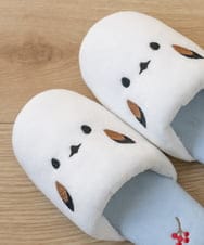 CFYHD02020 BUYERS SELECT(バイヤーズ セレクト) 【senko】SDS チビシマエナガちゃん 子供用スリッパ ブルー