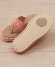 CFYHD04020 BUYERS SELECT(バイヤーズ セレクト) 【senko】SDS/87o（ハナオ）鼻緒つきスリッパ/サニーサニー コーラルピンク