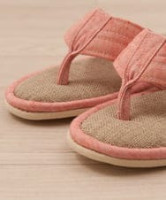 CFYHD04020 BUYERS SELECT(バイヤーズ セレクト) 【senko】SDS/87o（ハナオ）鼻緒つきスリッパ/サニーサニー コーラルピンク