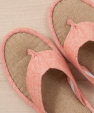 CFYHD04020 BUYERS SELECT(バイヤーズ セレクト) 【senko】SDS/87o（ハナオ）鼻緒つきスリッパ/サニーサニー コーラルピンク