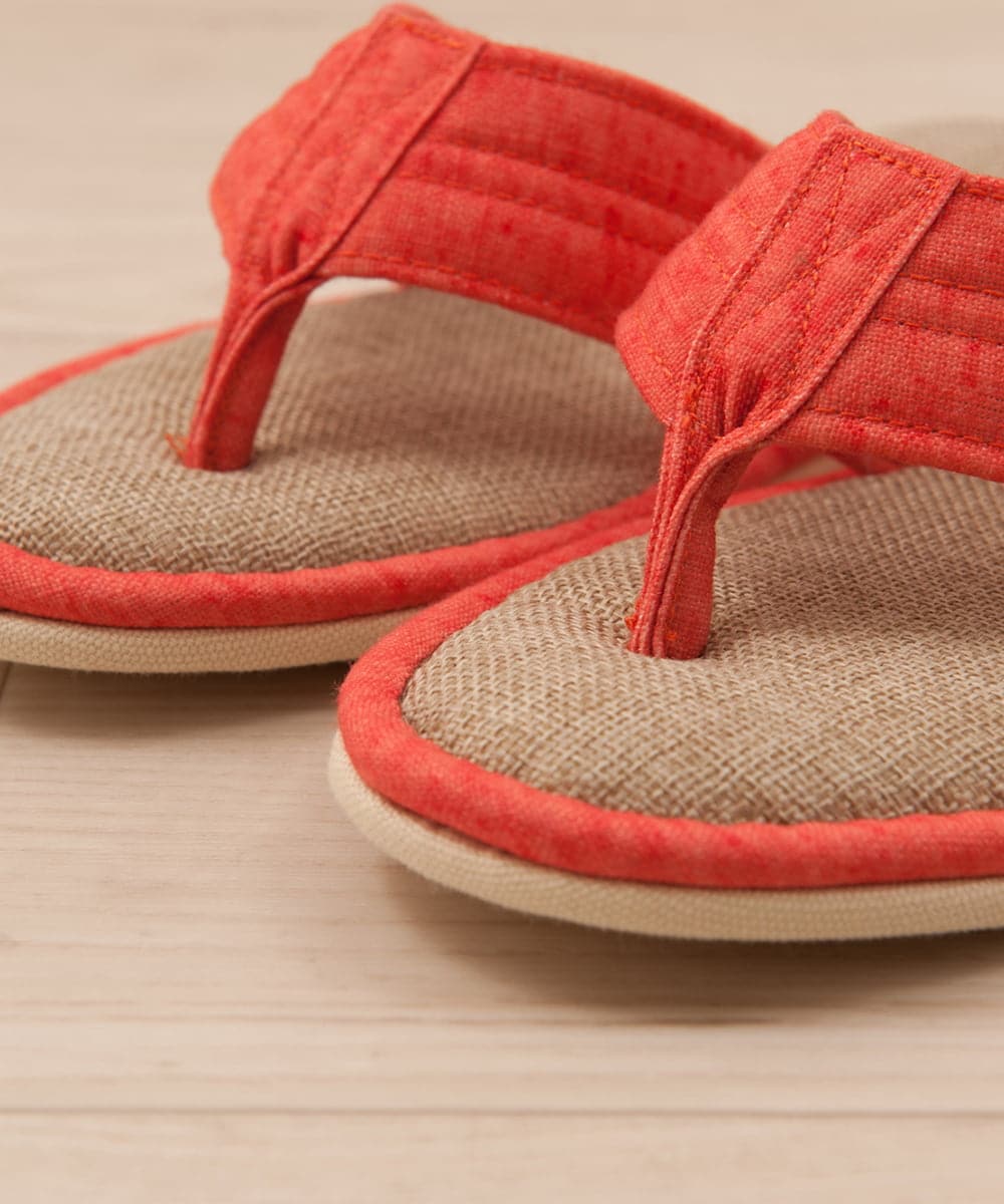 CFYHD04020 BUYERS SELECT(バイヤーズ セレクト) 【senko】SDS/87o（ハナオ）鼻緒つきスリッパ/サニーサニー オレンジ