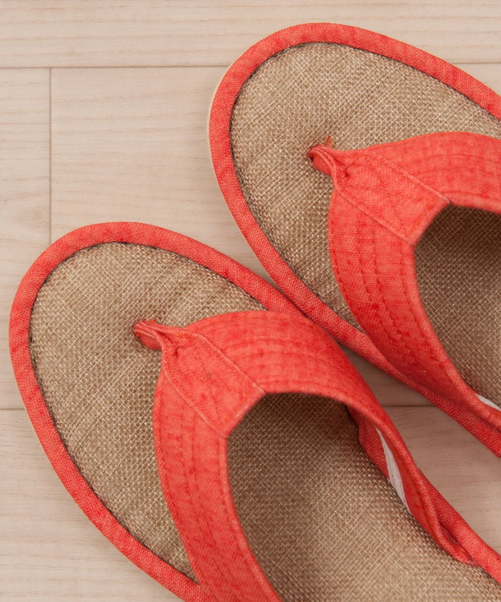 CFYHD04020 BUYERS SELECT(バイヤーズ セレクト) 【senko】SDS/87o（ハナオ）鼻緒つきスリッパ/サニーサニー オレンジ