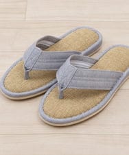 CFYHD04020 BUYERS SELECT(バイヤーズ セレクト) 【senko】SDS/87o（ハナオ）鼻緒つきスリッパ/サニーサニー グレー