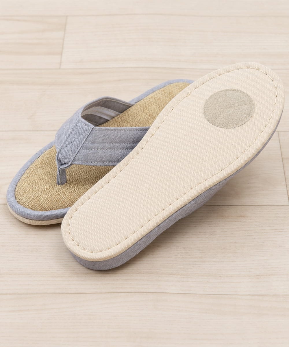 CFYHD04020 BUYERS SELECT(バイヤーズ セレクト) 【senko】SDS/87o（ハナオ）鼻緒つきスリッパ/サニーサニー グレー