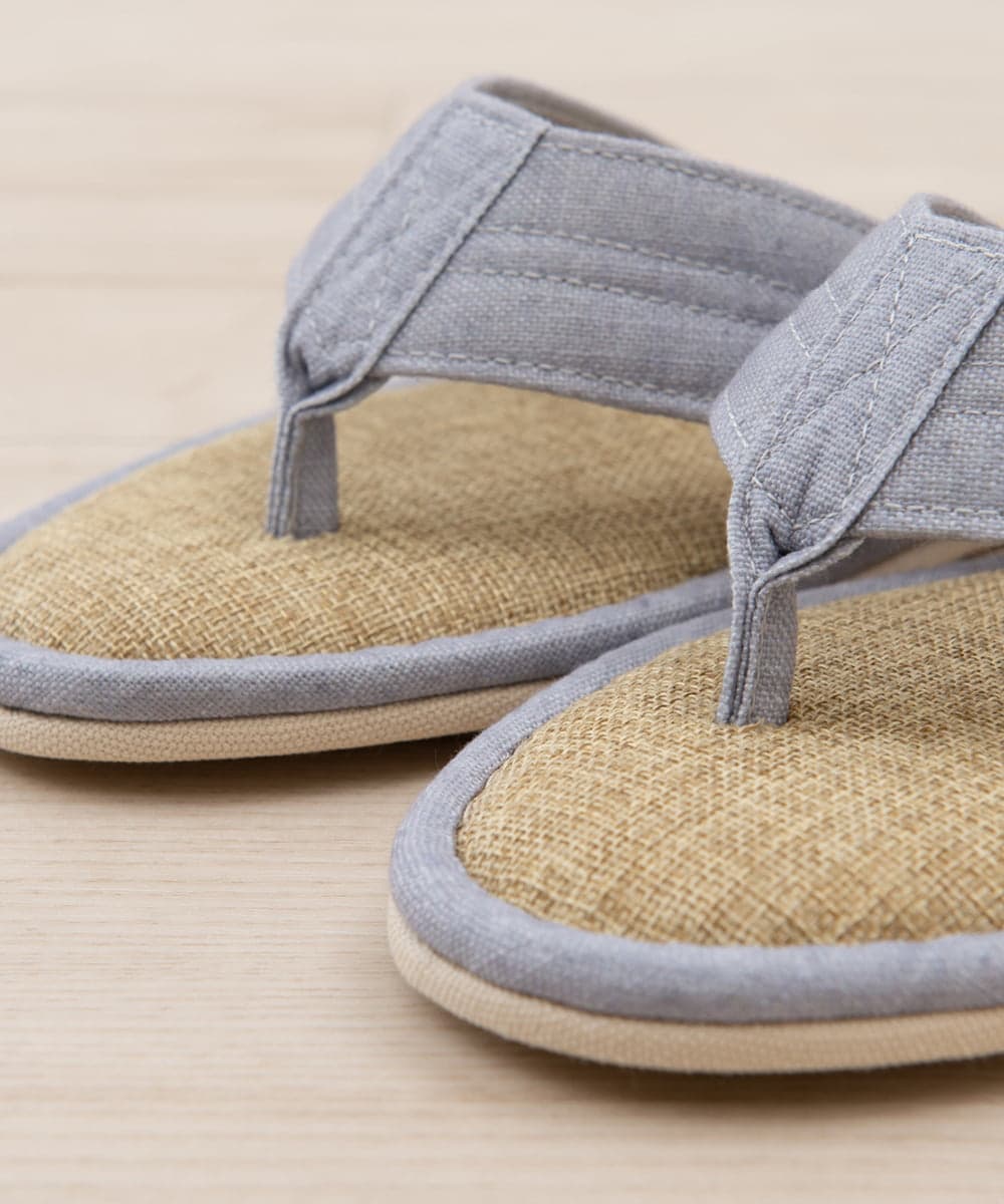 CFYHD04020 BUYERS SELECT(バイヤーズ セレクト) 【senko】SDS/87o（ハナオ）鼻緒つきスリッパ/サニーサニー グレー