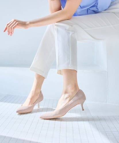 CG6HA04200 BUYERS SELECT 【ALUNE SEVEN TWELVE THIRTY】スティレットローヒールポインテッドパンプス