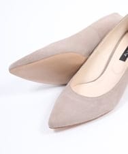 CG6HA04200 BUYERS SELECT(バイヤーズ セレクト) 【ALUNE SEVEN TWELVE THIRTY】スティレットローヒールポインテッドパンプス オークスエード