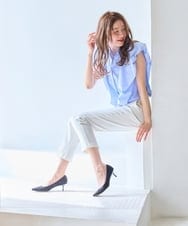CG6HA04200 BUYERS SELECT(バイヤーズ セレクト) 【ALUNE SEVEN TWELVE THIRTY】スティレットローヒールポインテッドパンプス ブラックスエード