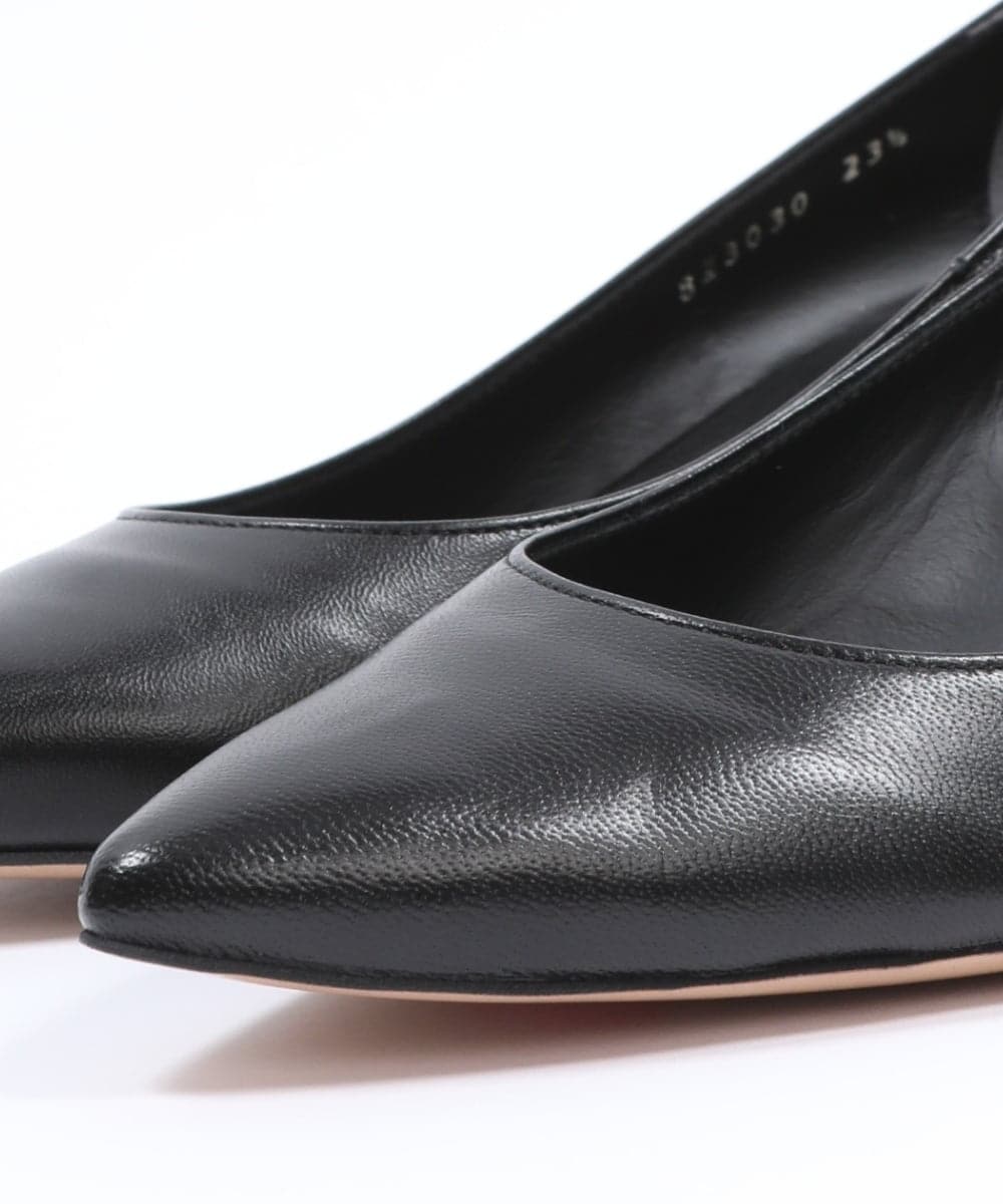 CG6HA04200 BUYERS SELECT(バイヤーズ セレクト) 【ALUNE SEVEN TWELVE THIRTY】スティレットローヒールポインテッドパンプス ブラック