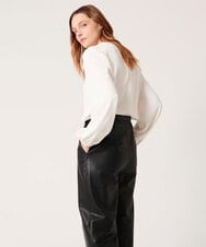 CHBAD02330 ZAPA(ザパ) クレープブラウス エクリュ