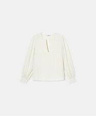 CHBAD02330 ZAPA(ザパ) クレープブラウス エクリュ