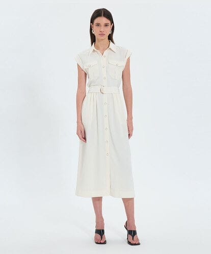 CHEGA03630 ZAPA クレープロングドレス