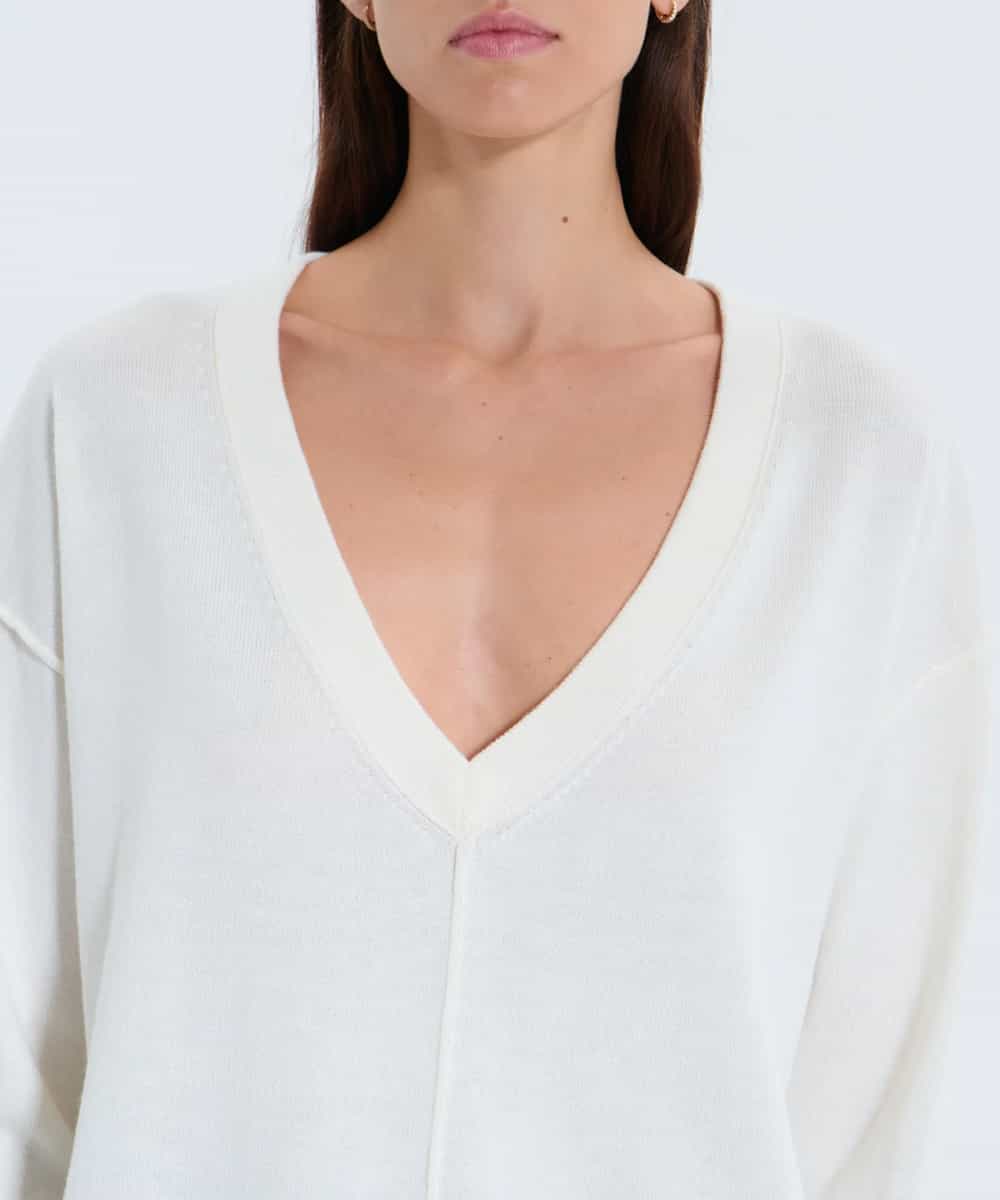 CHFAD01280 ZAPA(ザパ) ニット エクリュ