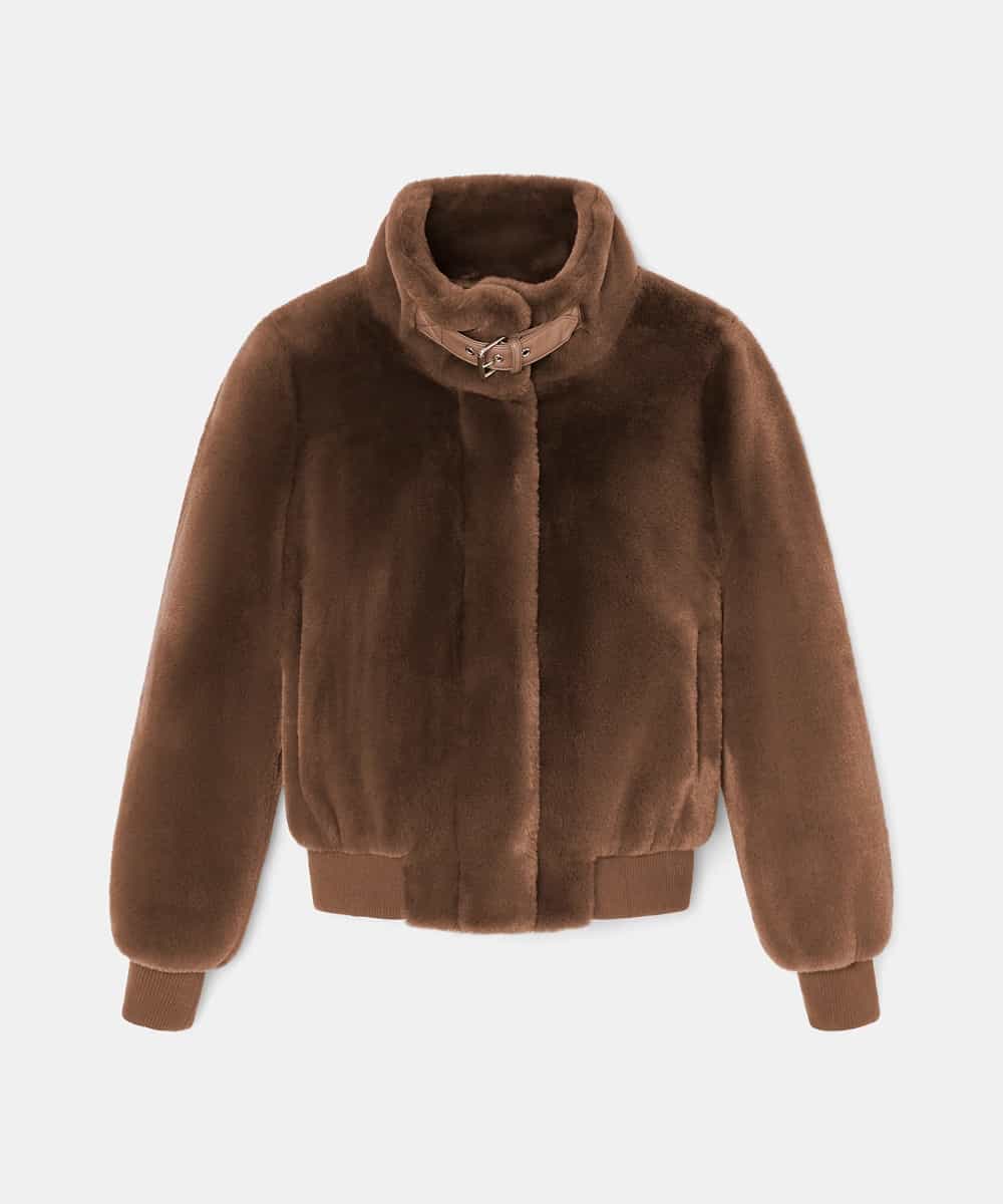 CHJAD01600 ZAPA(ザパ) エコファージャケット ブラウン