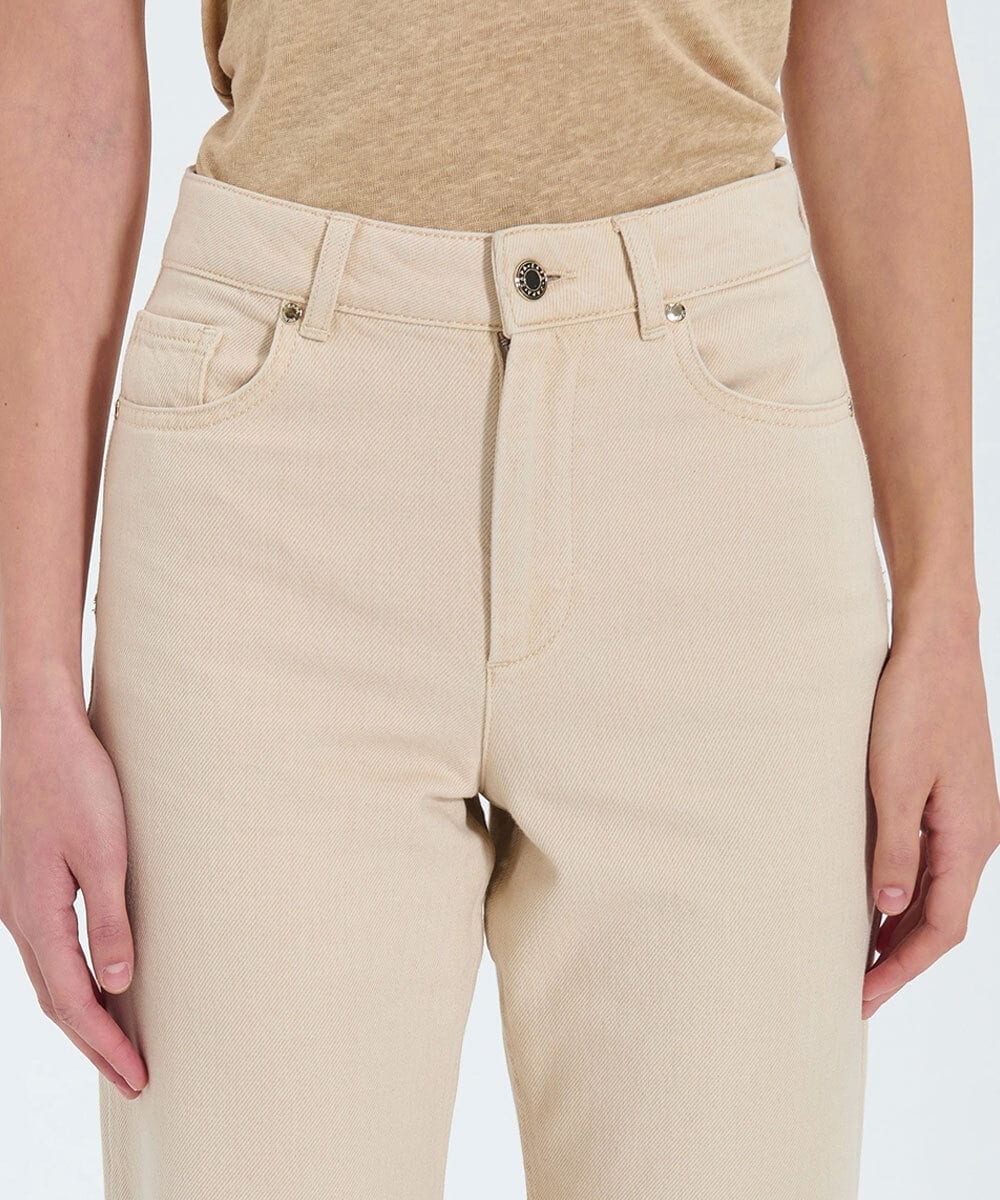 CHLAD04400 ZAPA(ザパ) デニムパンツ ベージュ