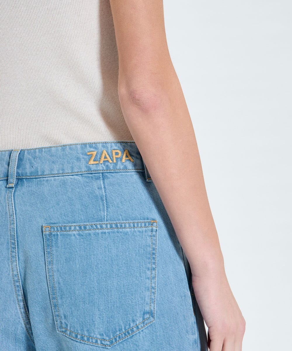 CHLGA06380 ZAPA(ザパ) デニムパンツ ライトブルー