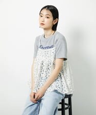 CTBID02055 TONEA チュールフラワー刺繍キャミ ホワイト
