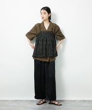 CTBID02055 TONEA チュールフラワー刺繍キャミ ホワイト