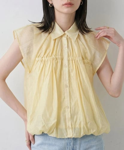 CTBID03054 TONEA シアーバルーンシャーリングシャツ
