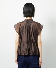 CTBID03054 TONEA(トネア) シアーバルーンシャーリングシャツ ブラック