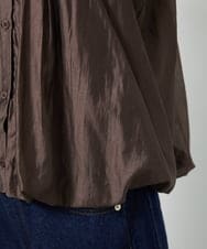 CTBID03054 TONEA(トネア) シアーバルーンシャーリングシャツ ブラック