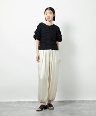 CTBID05060 TONEA シャーリングブラウス ホワイト