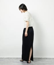CTBID05060 TONEA シャーリングブラウス ホワイト