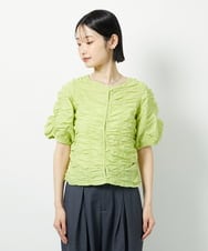CTBID05060 TONEA シャーリングブラウス ホワイト