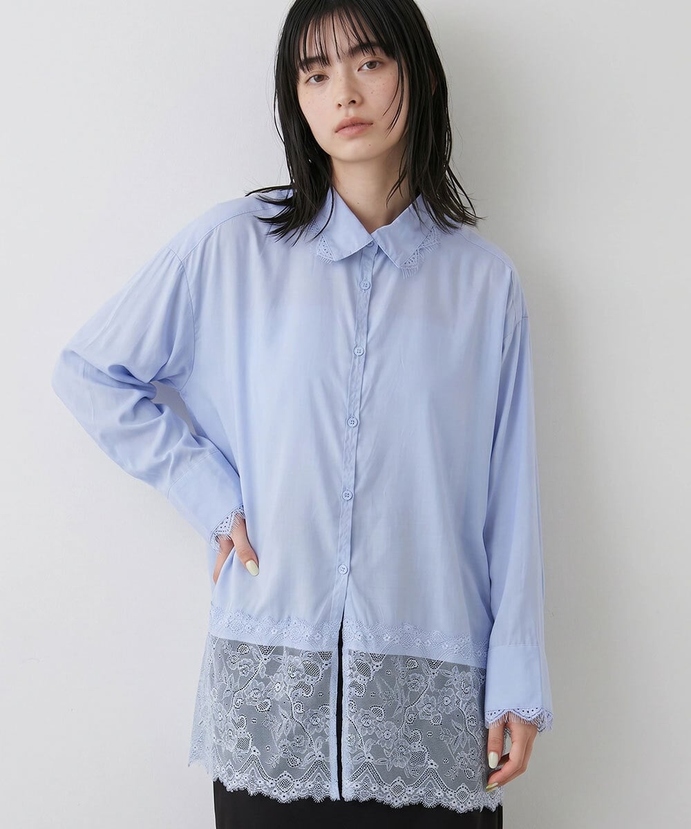 CTBKD01059 TONEA レースデザインシャツ