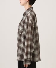 CTBKD04054 TONEA(トネア) シアーオンブレチェックシャツ ネイビー