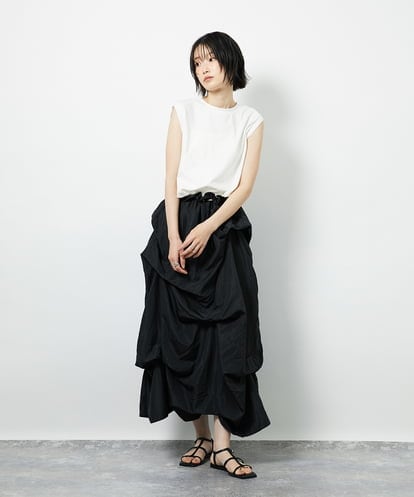 CTEID03081  タックデザイン ドッキングワンピース
