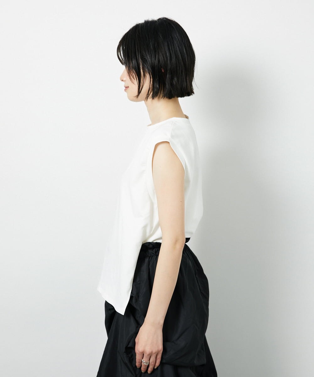 CTEID03081 TONEA タックデザイン ドッキングワンピース ブラック