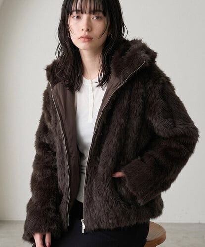 CTJAG04090 TONEA スタンドジップファーブルゾン