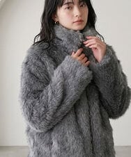 CTJAG04090 TONEA(トネア) スタンドジップファーブルゾン グレー