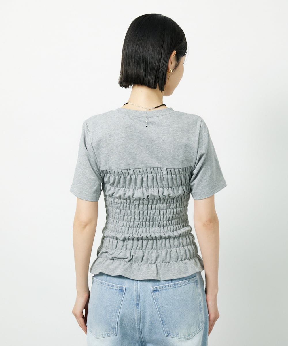 CTKID01049 TONEA(トネア) シャーリングロゴTシャツ ピンク