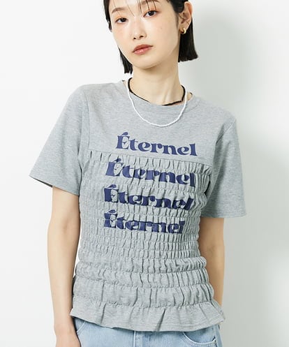 CTKID01049 TONEA シャーリングロゴTシャツ