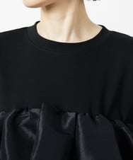 CTKID03063 TONEA(トネア) ティアードフリルTシャツ ブラック