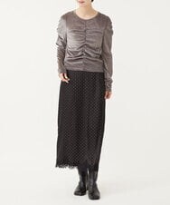 CTKKD03054 TONEA(トネア) シアーベロアシャーリングトップス ブラウン