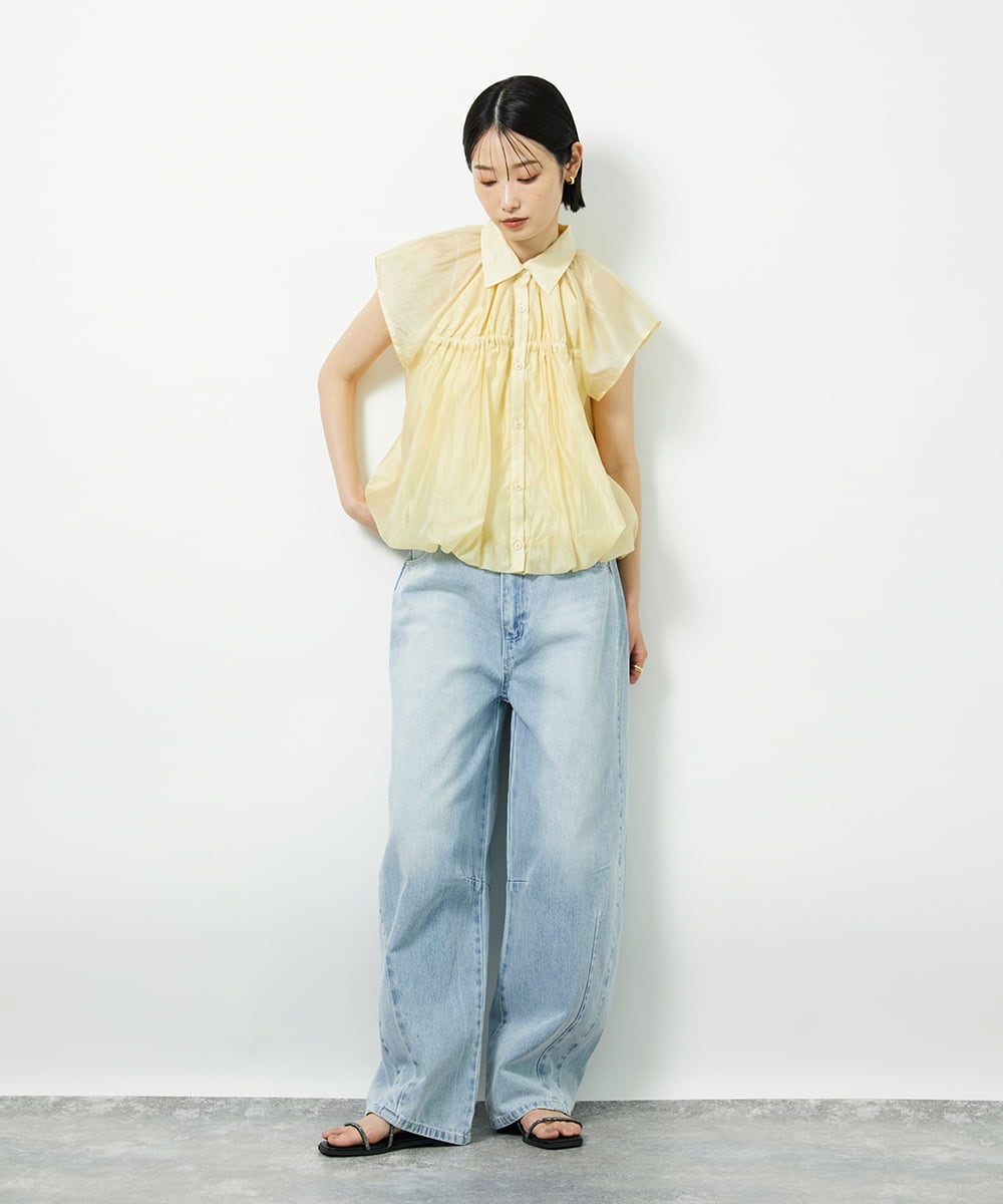CTLID01067 TONEA(トネア) カーブデニム パンツ インディゴ